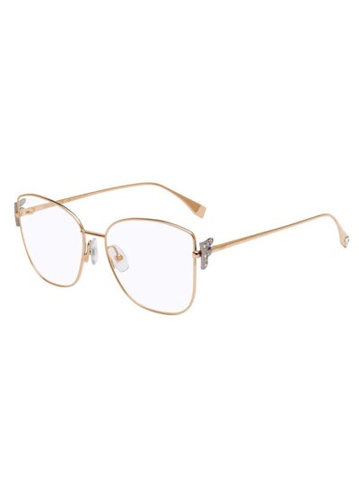 FENDI FF0390/G DDB Butterfly GOLD Fullrim Eyeglasses for Women