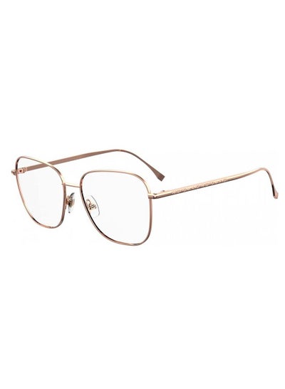 FENDI FF0392 DDB Square GOLD Fullrim Eyeglasses for Unisex