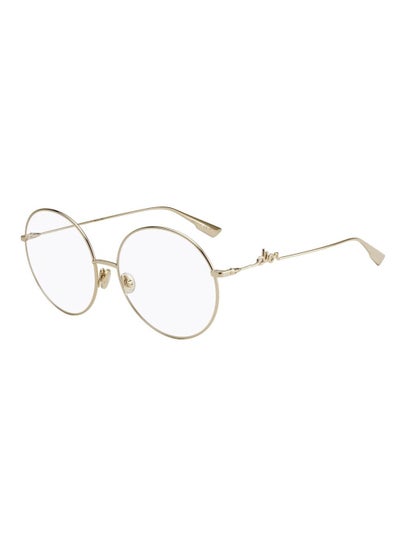 DIOR SIGNATURE02 J5G Round GOLD Fullrim Eyeglasses for Women