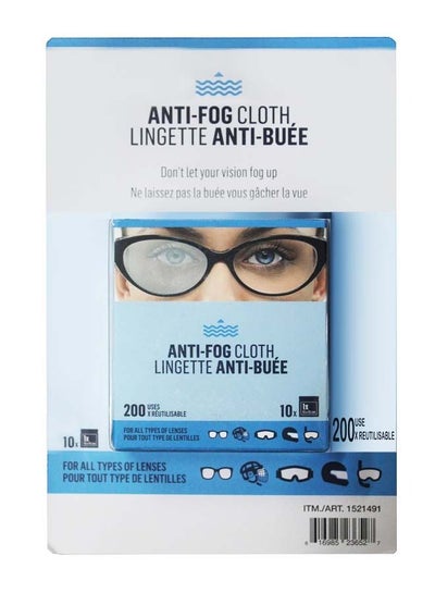 10-Piece Anti-fog Lenses