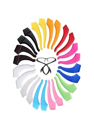 12 Bright Colors Anti-slip Ear Grip, Multicolored, Inches