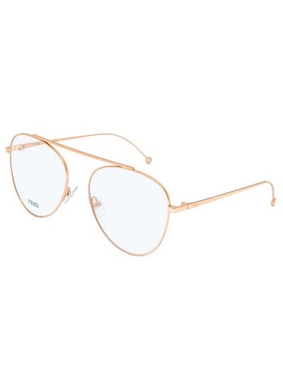 FENDI FF0352 DDB Aviator GOLD Fullrim Eyeglasses for Women