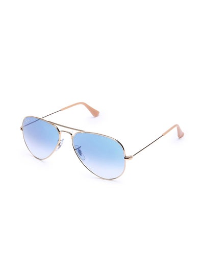 Men’s UV-Protection Aviator Sunglasses – Lens Size: 58 mm