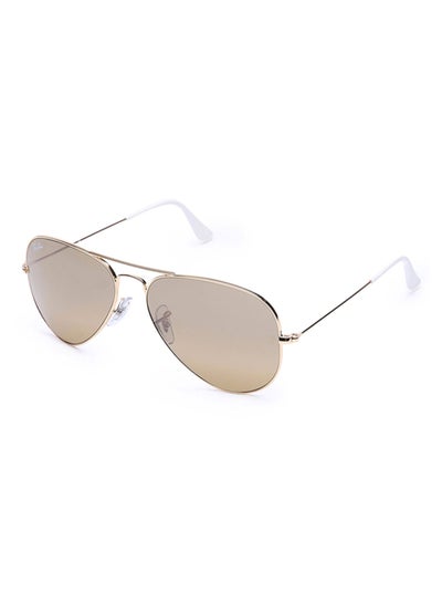 Mirror Aviator Sunglasses – Lens Size: 58 mm