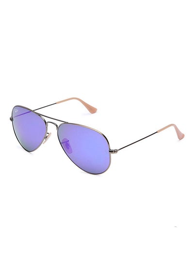 Mirror Aviator Sunglasses – Lens Size: 58 mm