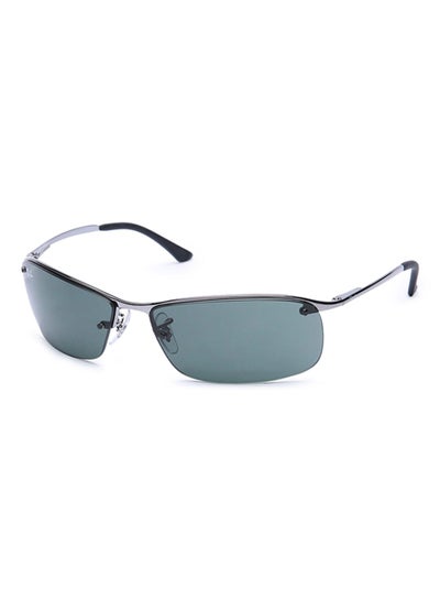 Men’s Semi Rimless Rectangular Sunglasses