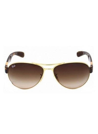 Men’s Full Rim Aviator Sunglasses – Lens Size: 63 mm