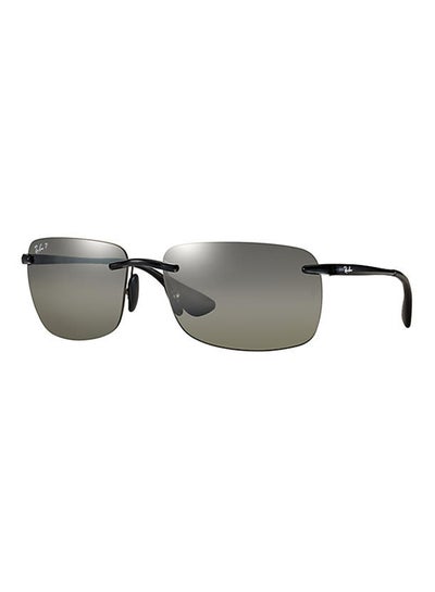 Men’s Chromance Polarized Rectangular Sunglasses – Lens Size: 60 mm