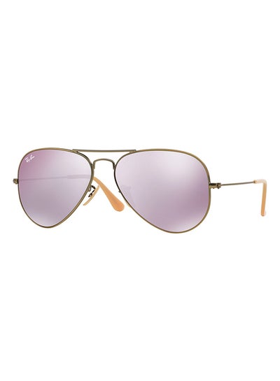 Full Rim Aviator Sunglasses – Lens Size: 58 mm