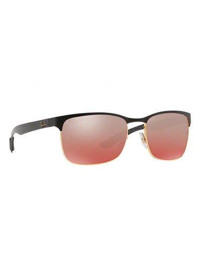 Men’s Rectangular Sunglasses – Lens Size: 60 mm