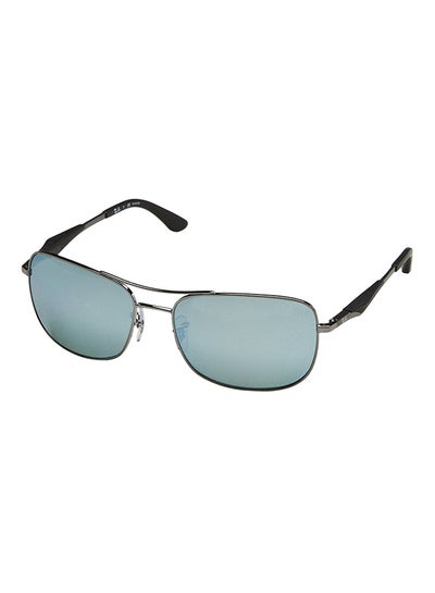 Men’s Full Rim Square Sunglasses – Lens Size: 61 mm