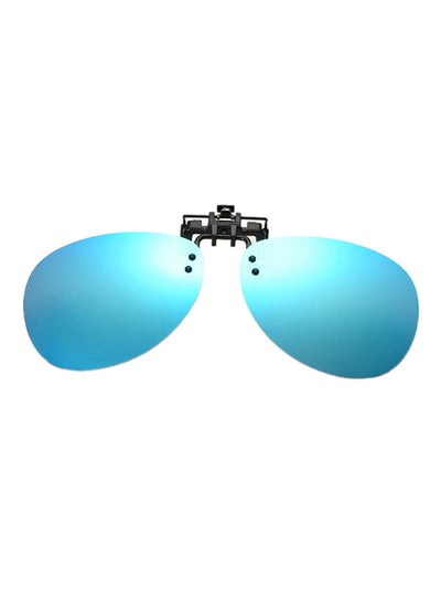 UV400 Polarized Oval Clip On Sunglasses