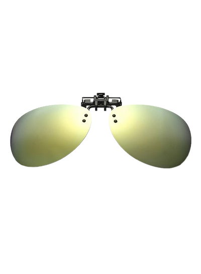 UV400 Polarized Oval Clip On Sunglasses