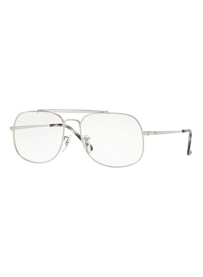 Men’s Square Eyeglasses – Lens Size: 57 mm