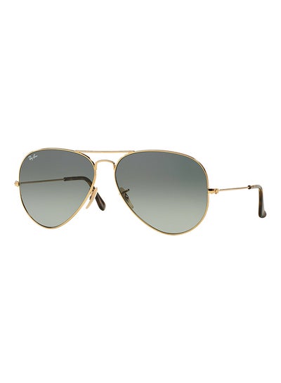 Men’s UV-Protection Aviator Sunglasses – Lens Size: 58 mm