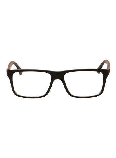 Men’s Rectangular Eyeglass Frame – Lens Size: 56 mm