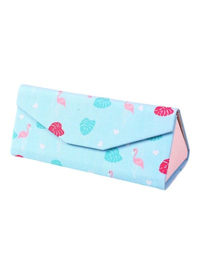 Leaf Print Eyeglass Case