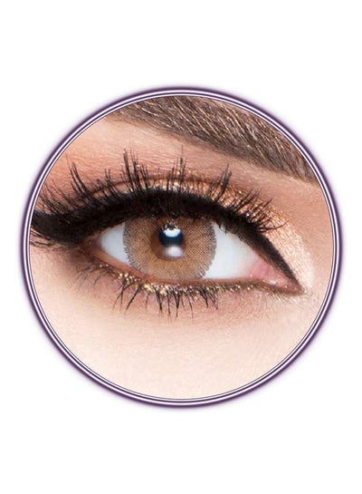 Pack Of 2 Latin Brown Yearly Disposable Contact Lenses