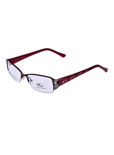 Women’s Plastic Semi- Rimless Eyeglasses Frames