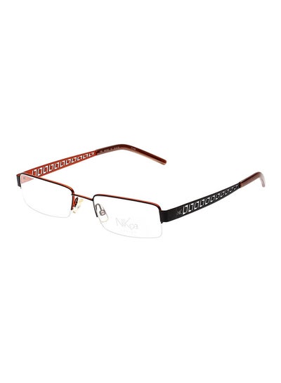 Men’s Plastic Semi- Rimless Eyeglasses Frames