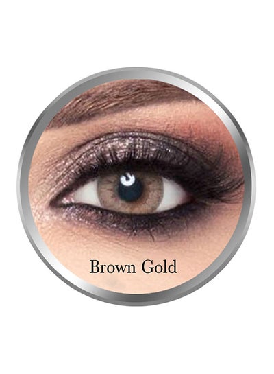 Brown Gold Monthly Disposable Contact Lenses