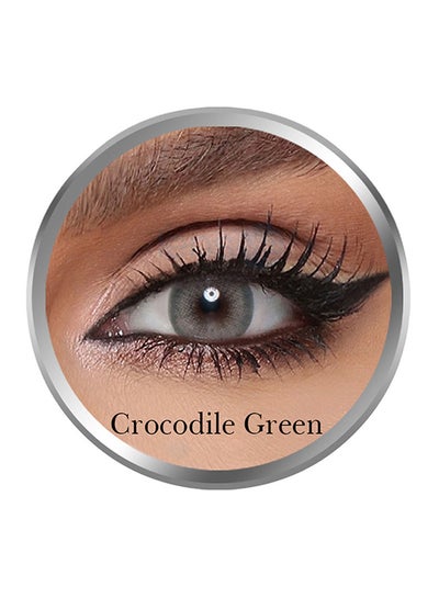 Crocodile Green Monthly Disposable Contact Lenses