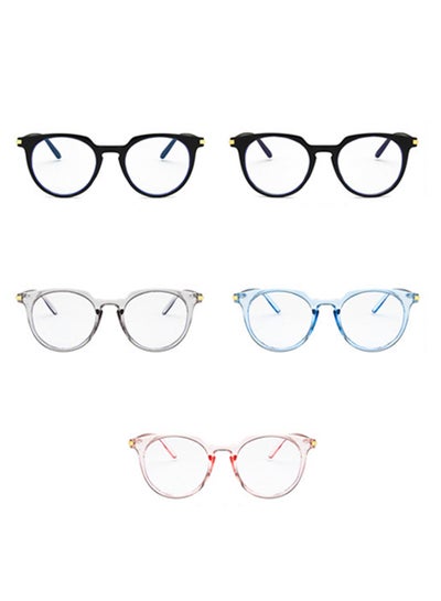 5-Pair Oval Eyeglasses Frames