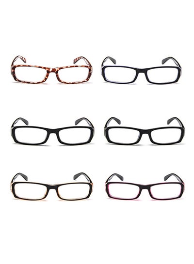 Women’s 6 -Pair Rectangular Eyeglasses Frames