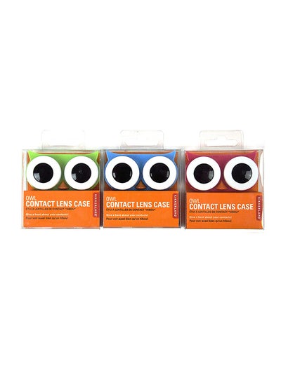 3-Piece Owl Contact Lens Case Set