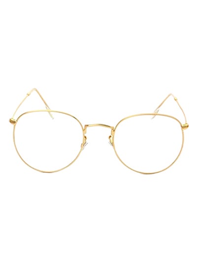 Round Clear Lens Oversized Frame