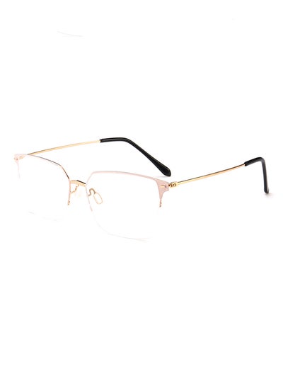 Half Rim Rectangular Shape Eyeglasses Frame