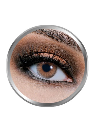 Unisex Cosmetic Brown 6 Month Disposable Contact Lenses