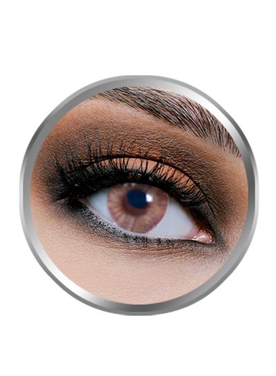 Unisex Cosmetic Brown 6 Month Disposable Contact Lenses