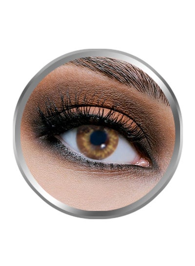 Unisex Cosmetic Hazel 6 Month Disposable Contact Lenses