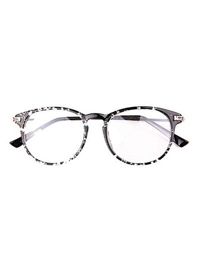 Vintage Brief Design Flat Mirror Round Glasses