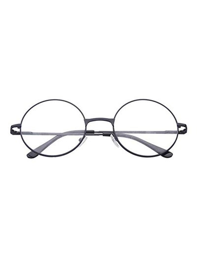 Casual Fashion Round Flat Lens Eyeglasses