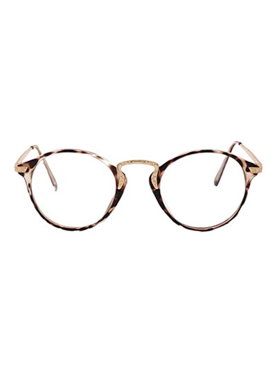 Casual Leopard Frames Retro Oval Eyeglasses