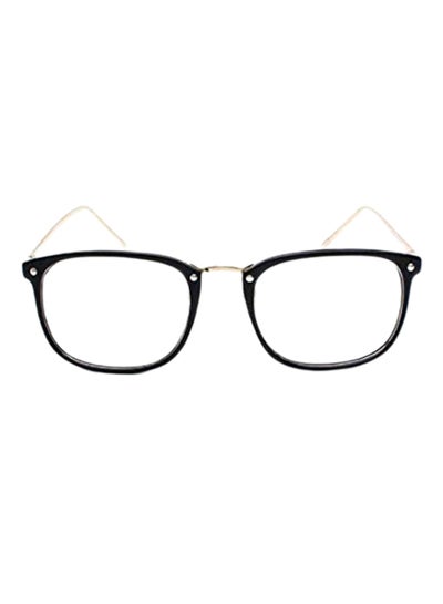 Flat Mirror Oversized Oval Eyeglasses