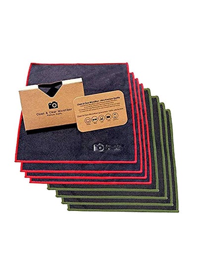 8-Piece Microfiber Eyeglass Cleaning Cloth