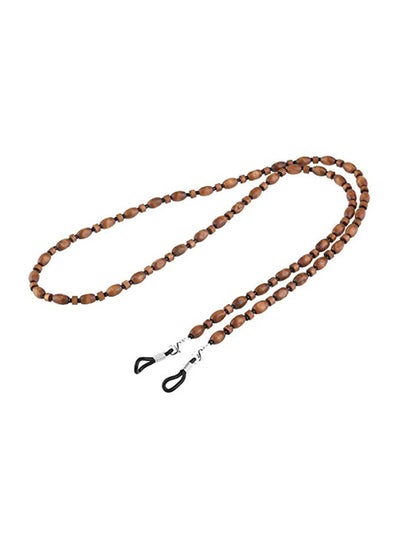 Wood Beaded Eyeglasses Chain