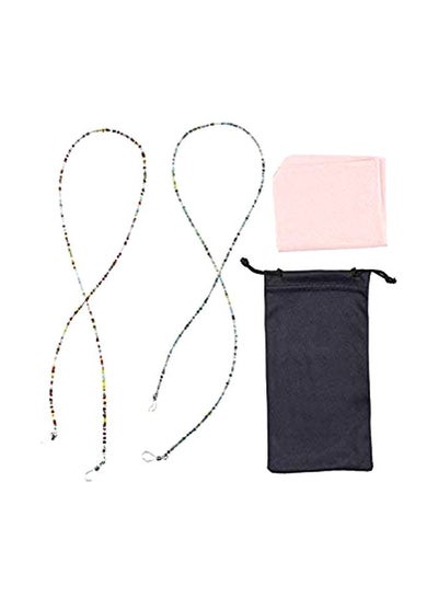 2-Piece Beaded Strap With Cloth And Pouch Set 24-2-AUS-B078PFBMHF-U