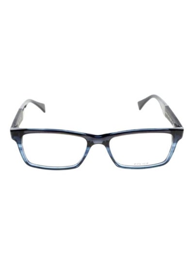 Men’s Rectangular Eyeglasses – Lens Size: 53 mm