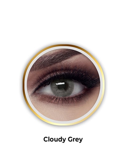 Elite Cloudy Grey 3 Months Disposable Contact Lenses