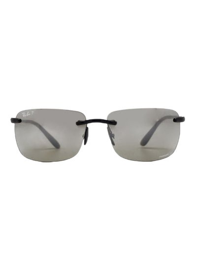 Men’s Classic Rectangular Sunglasses – Lens Size: 60 mm