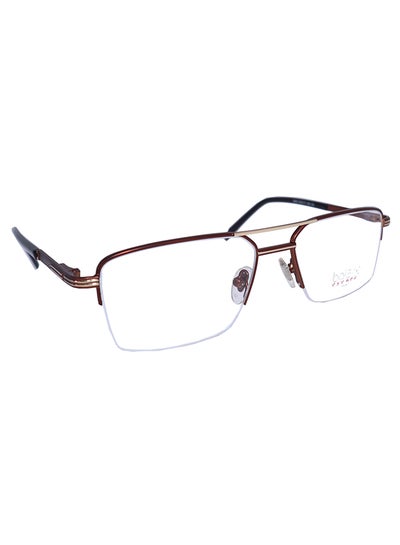 Semi Rimless Rectangular Eyeglasses Frame 2642 C3