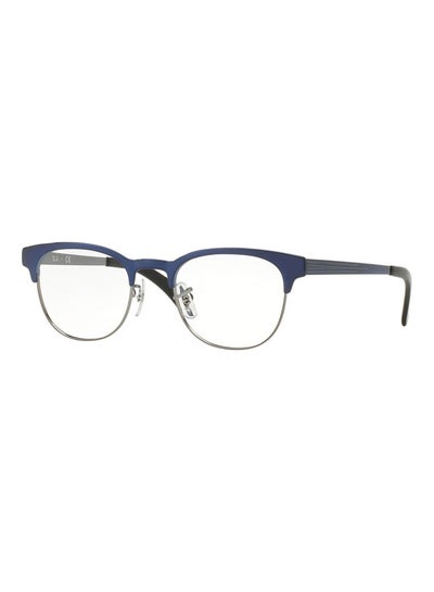 Men’s Semi-Rimmed Eyeglass Frame – Lens Size : 51 mm