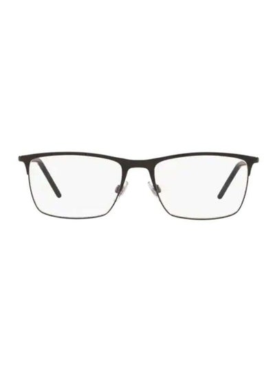 Men’s Rectangular Eyeglasses Frame – Lens Size: 55 mm