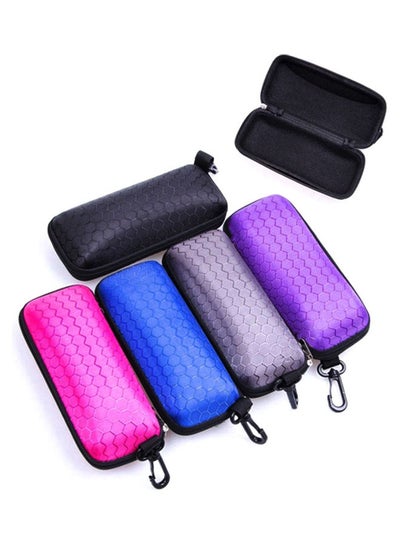 Sunglasses Spectacles Case Zipper Storage Box With Lanyard