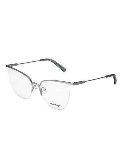 Women’s Semi Rimless Cat-Eye Sunglasses – Lens Size: 57 mm