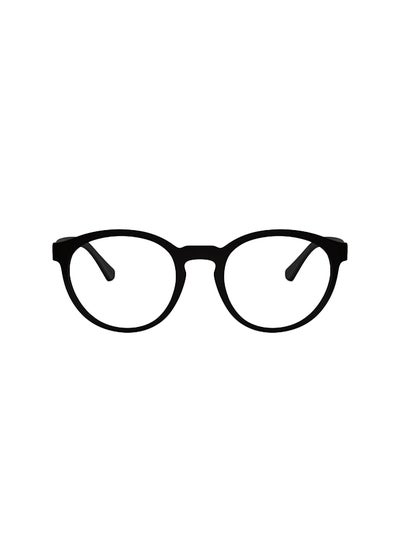 Men’s Round Eyeglass Frame – Lens Size: 52mm